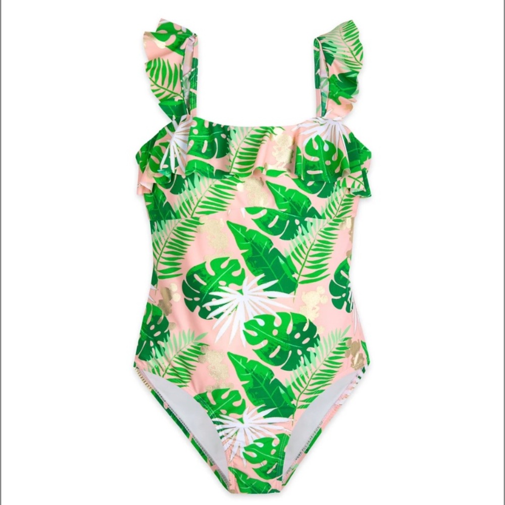 BNWT Disney Mickey Mouse Tropical women’s swimsuit
